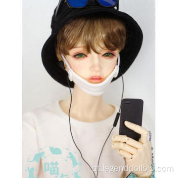 BJD Boy/Girl Black/White Hat para boneca YOSD/MSD/SD/70cm